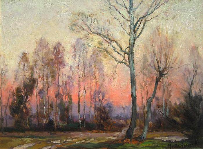 Oil painting by Mathias Alten titled